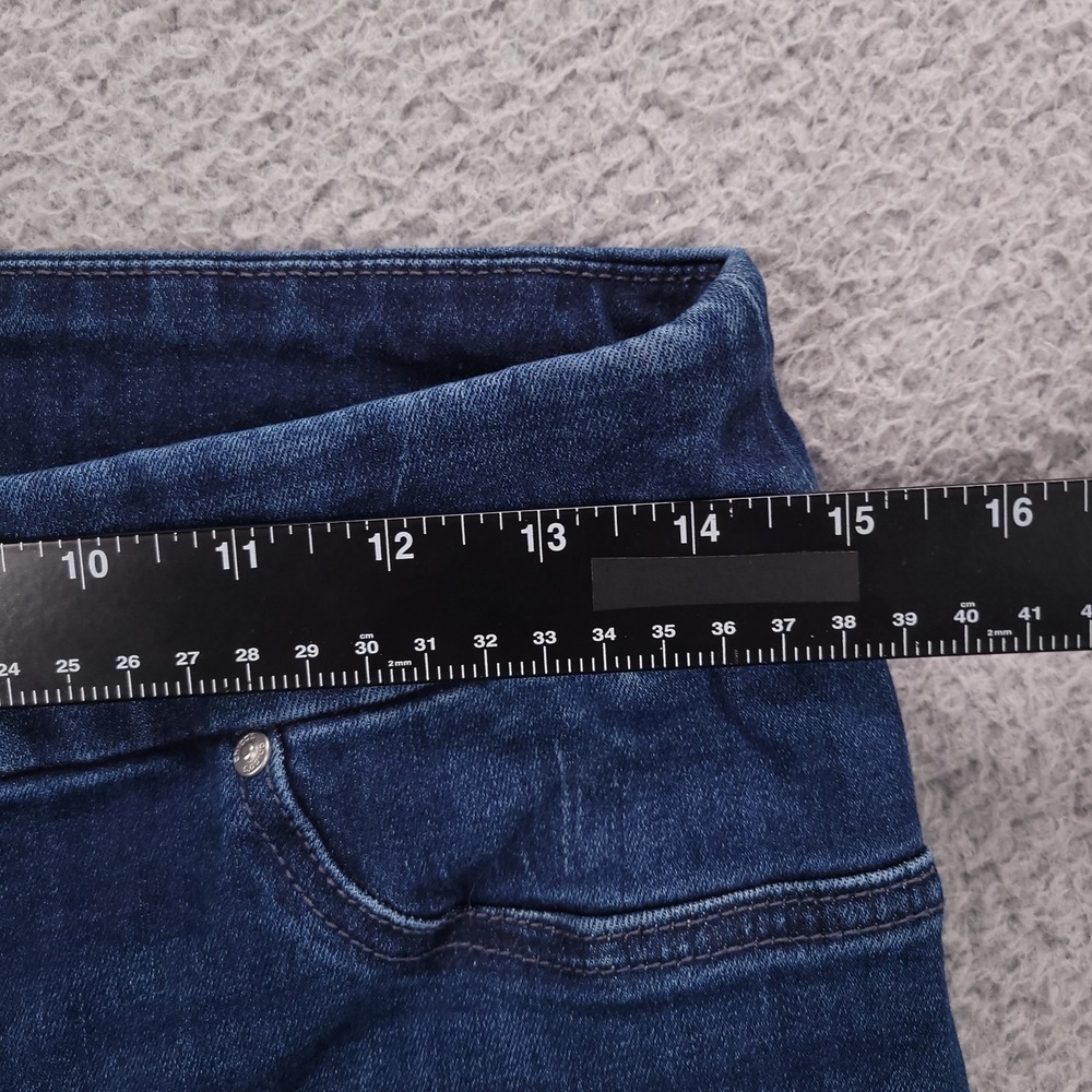 CHICOS Jeans Size 6 (0.5R) Pull On Jegging Ankle Mid Rise Stretch Denim - Picture 8 of 12